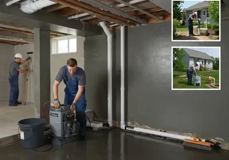 Basement Waterproofing and Flood Prevention process in Sun City Center, FL